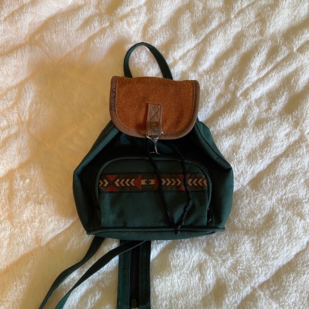 Vintage mini backpack